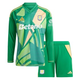 Goedkope Aston Villa Doelman Tenue Kids 2024-25 Groene Lange Mouw